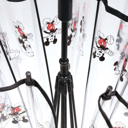 Skater Disney Mickey Mouse 60cm Vinyl Long Umbrella - UBV1N-A- Japan Figure Store - #1 Bring To You The Best Japanese Goods