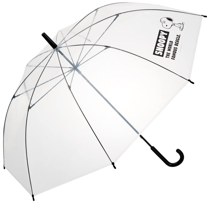 Skater Long Vinyl Umbrella 60cm with Snoopy Logo - Model UBV1N-A- Japan Figure Store - #1 Bring To You The Best Japanese Goods