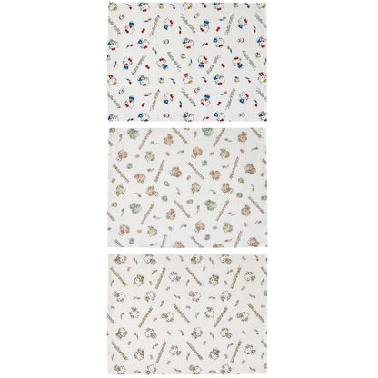 Skater Hello Kitty Waffle Dough Cloths Sanrio Line Design 3 Sheets 31X41 cm- Japan Figure Store - #1 Bring To You The Best Japanese Goods