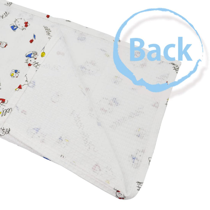 Skater Hello Kitty Waffle Dough Cloths Sanrio Line Design 3 Sheets 31X41 cm- Japan Figure Store - #1 Bring To You The Best Japanese Goods