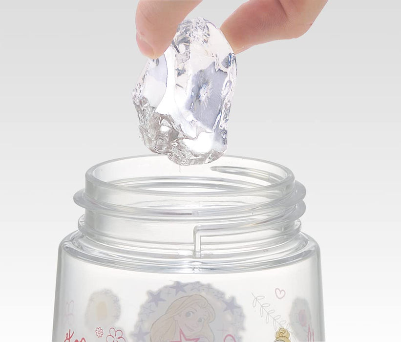 Skater Disney Princess Water Bottle for Kids Girls 480ml One-Push Plastic - Pddr5- Japan Figure Store - #1 Bring To You The Best Japanese Goods