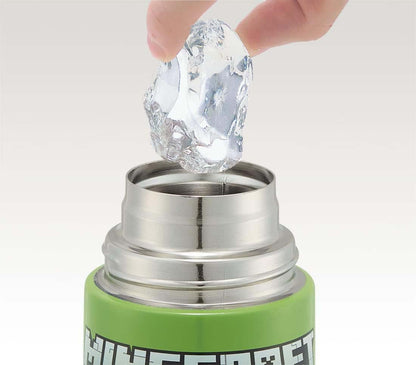 Skater Direct Drinking Stainless Steel Sports Water Bottle Minecraft 580ml- Japan Figure Store - #1 Bring To You The Best Japanese Goods