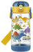 Skater Dinosaur 480ml Clear Kids Water Bottle with Straw for Boys- Japan Figure Store - #1 Bring To You The Best Japanese Goods