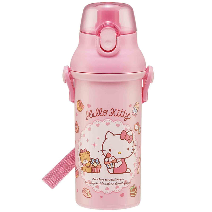 Skater Hello Kitty Sweets 480ml Plastic Water Bottle for Kids Girls Made in Japan- Japan Figure Store - #1 Bring To You The Best Japanese Goods