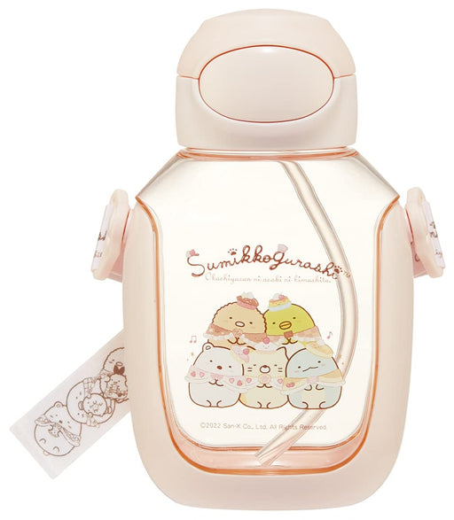 Skater Kids Water Bottle 530ml with Straw Sumikko Gurashi Sweets Shop Design PDSH6DX-A- Japan Figure Store - #1 Bring To You The Best Japanese Goods
