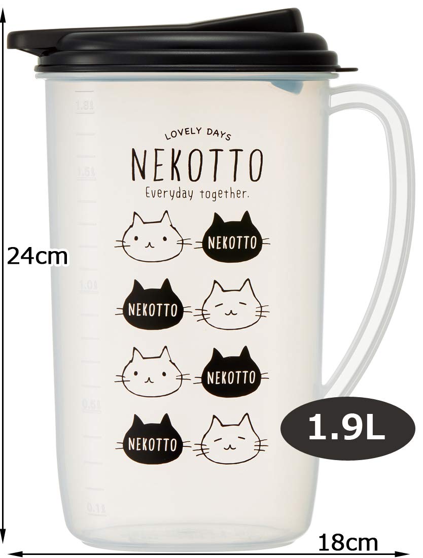 Skater 1.9L Nekotto Cold Water Pot Water Bottle Ci19-A- Japan Figure Store - #1 Bring To You The Best Japanese Goods