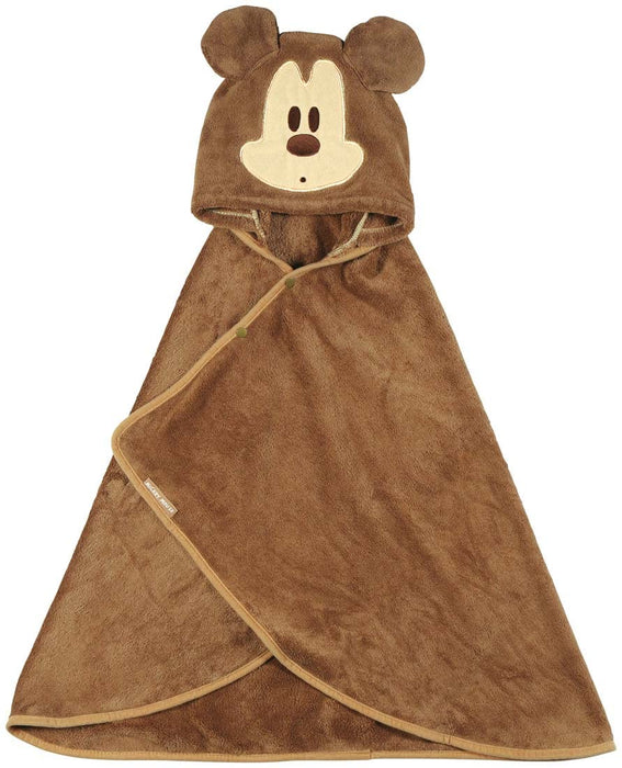 Skater Mickey Mouse Quick-Drying Bath Poncho Hooded 108cm x 92cm Disney BPO1-A- Japan Figure Store - #1 Bring To You The Best Japanese Goods
