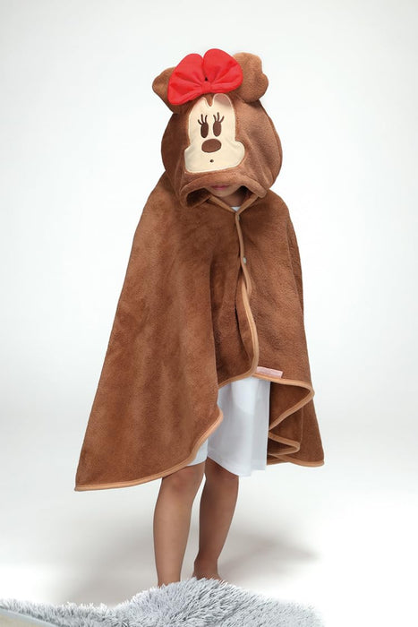 Skater Disney Minnie Mouse Quick-Drying Hooded Bath Poncho 108x92cm BPO1-A- Japan Figure Store - #1 Bring To You The Best Japanese Goods