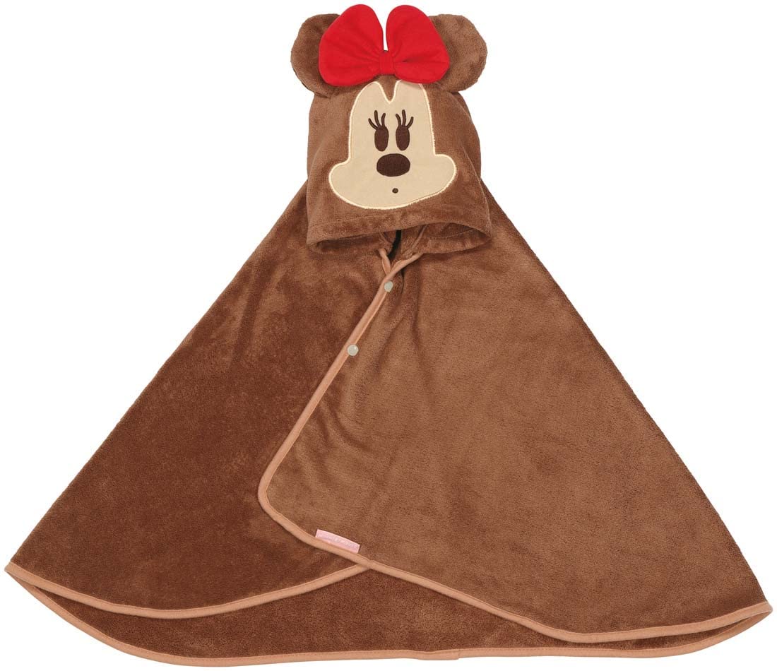 Skater Disney Minnie Mouse Quick-Drying Hooded Bath Poncho 108x92cm BPO1-A- Japan Figure Store - #1 Bring To You The Best Japanese Goods
