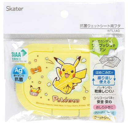 Skater Wet Wipes Lid Cover Skater Hand Wipes Lid - Pokemon Design Wtl1Ag-A- Japan Figure Store - #1 Bring To You The Best Japanese Goods