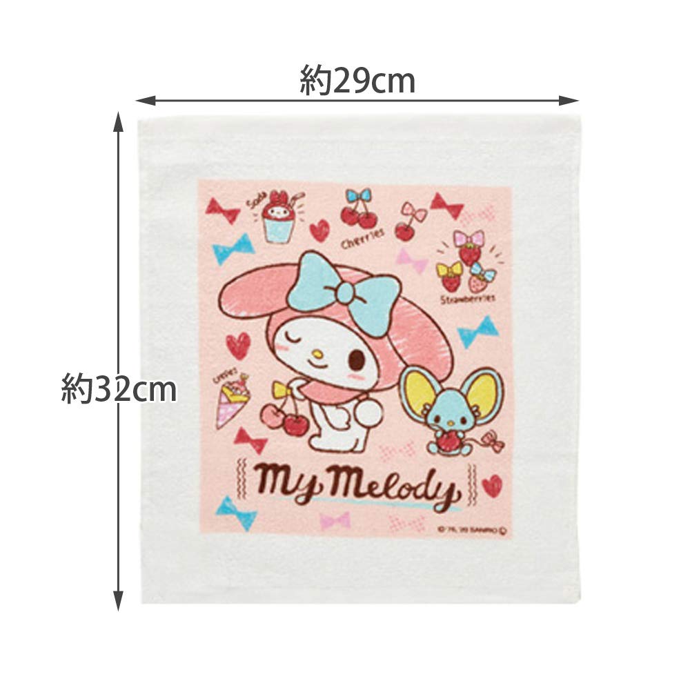 Skater My Melody Snack Time 3-Pack Wet Towel - Oac1T Skater- Japan Figure Store - #1 Bring To You The Best Japanese Goods