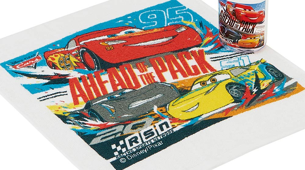 Skater Disney Cars 19 Wet Towel Set with Case Made in Japan 32 x 30.5cm OA5- Japan Figure Store - #1 Bring To You The Best Japanese Goods