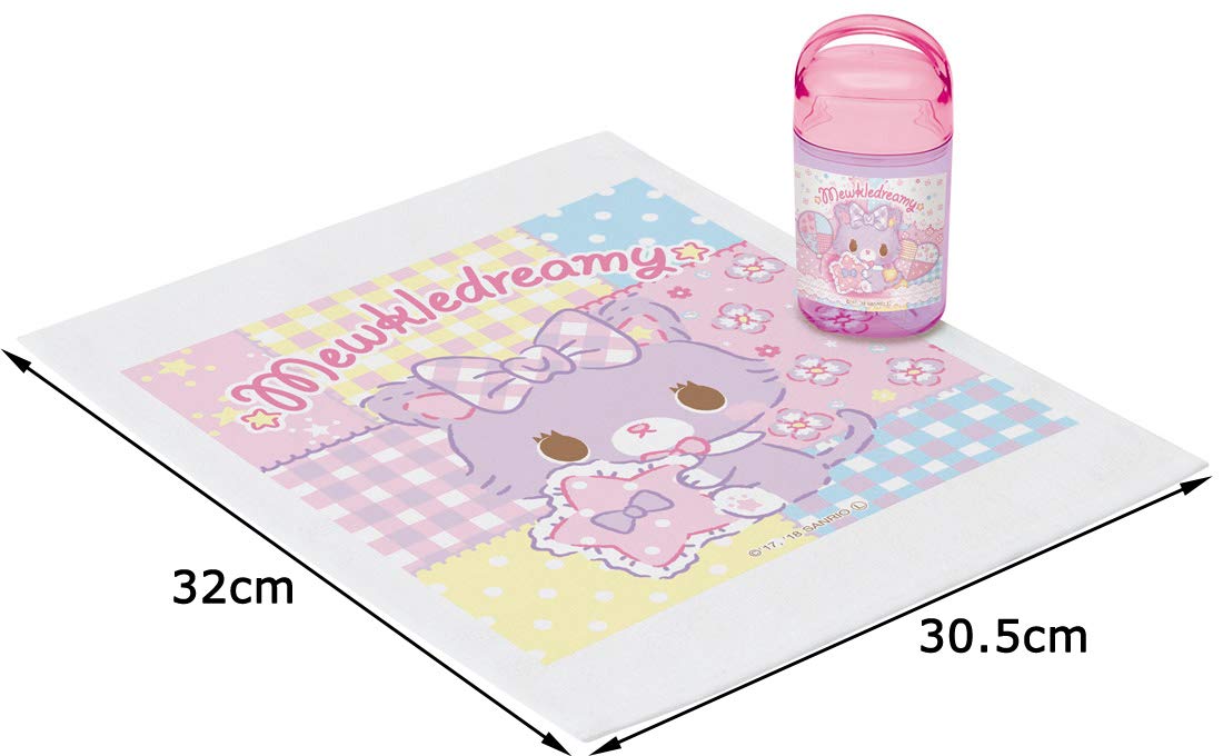 Skater Sanrio Mewkledreamy Wet Towel Set with Case Made in Japan 32x30.5cm- Japan Figure Store - #1 Bring To You The Best Japanese Goods