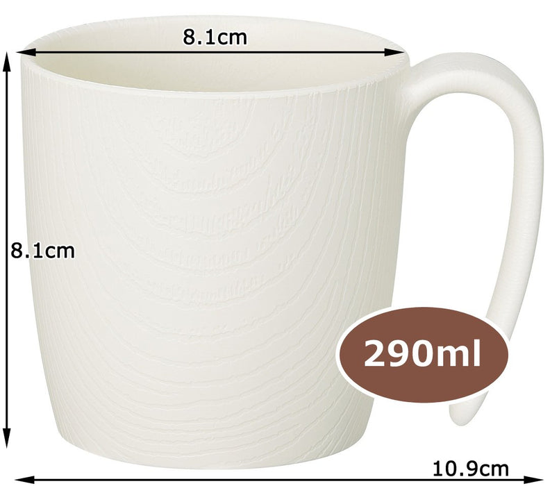 Skater 290ml Wood Grain Easy-To-Hold Cream Cup Made in Japan- Japan Figure Store - #1 Bring To You The Best Japanese Goods