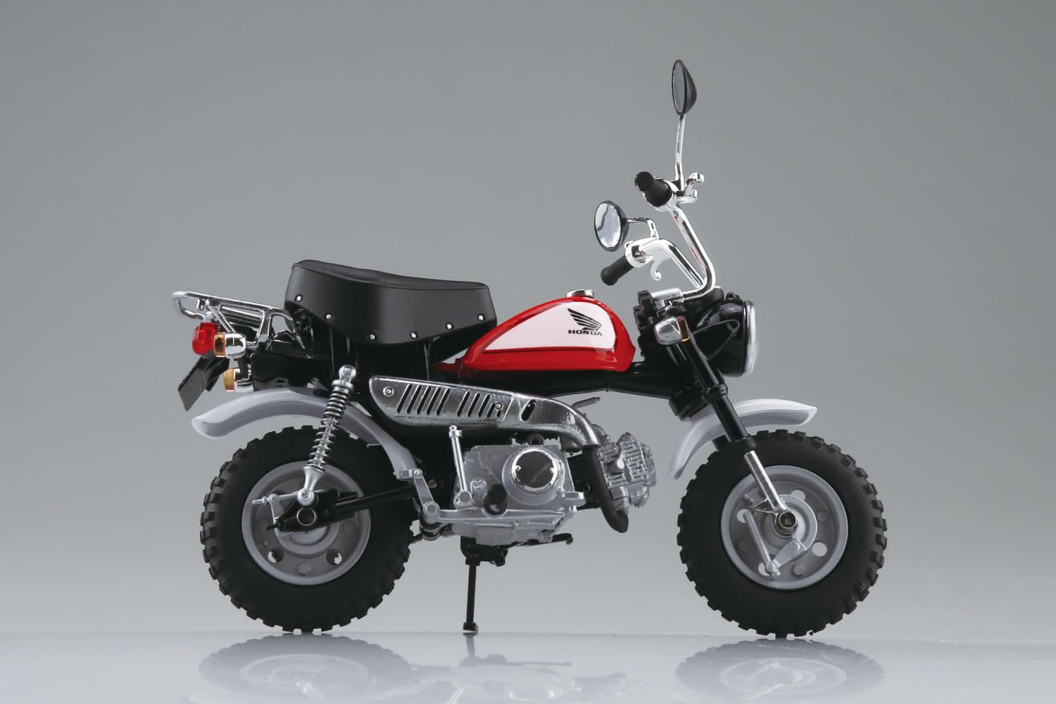 Aoshima Skynet 1/12 Honda Monkey Red Motorcycle- Japan Figure Store - #1 Bring To You The Best Japanese Goods