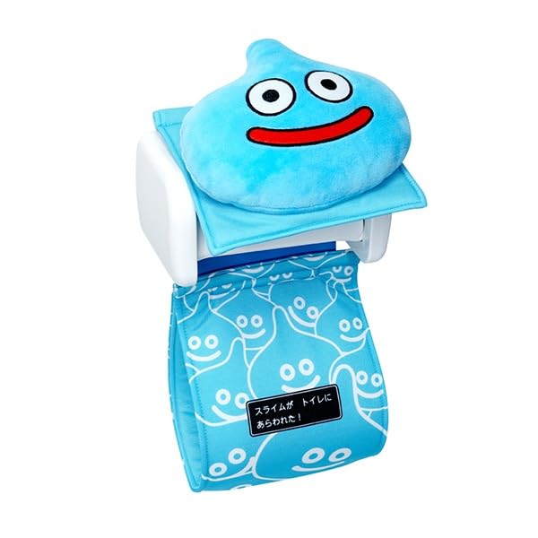 Housse de papier toilette en peluche Square Enix Smile Slime - Accessoire amusant pour la salle de bain