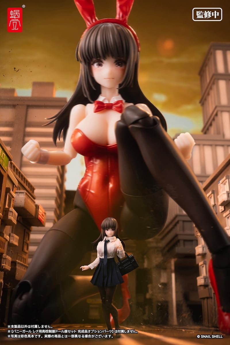 Snail Shell Jk-01 Bunny Girl Rena 1/12 Scale Pre-Painted Action Figure