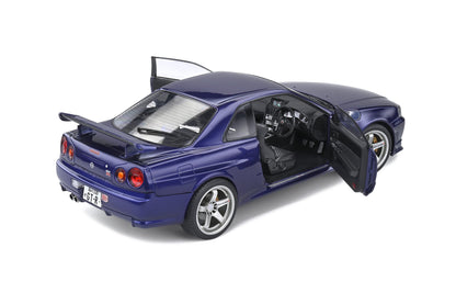 Solid Solido Nissan Skyline GT-R R34 1/18 Minicar 1999 Midnight Purple- Japan Figure Store - #1 Bring To You The Best Japanese Goods