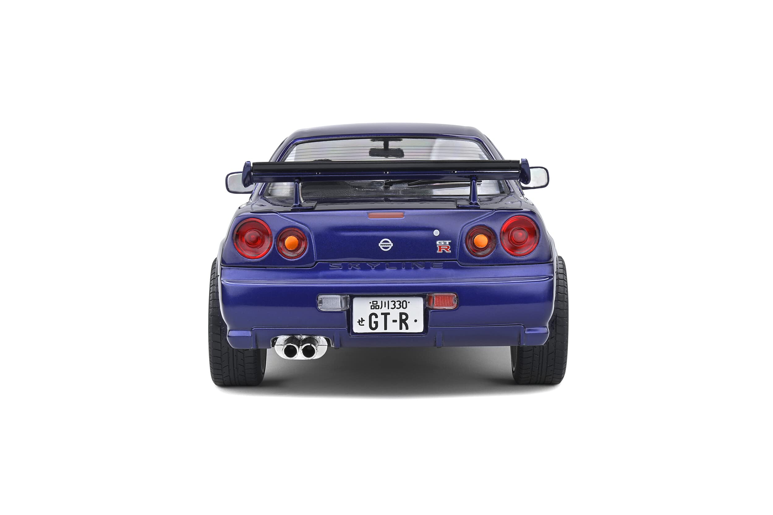 Solid Solido Nissan Skyline GT-R R34 1/18 Minicar 1999 Midnight Purple- Japan Figure Store - #1 Bring To You The Best Japanese Goods