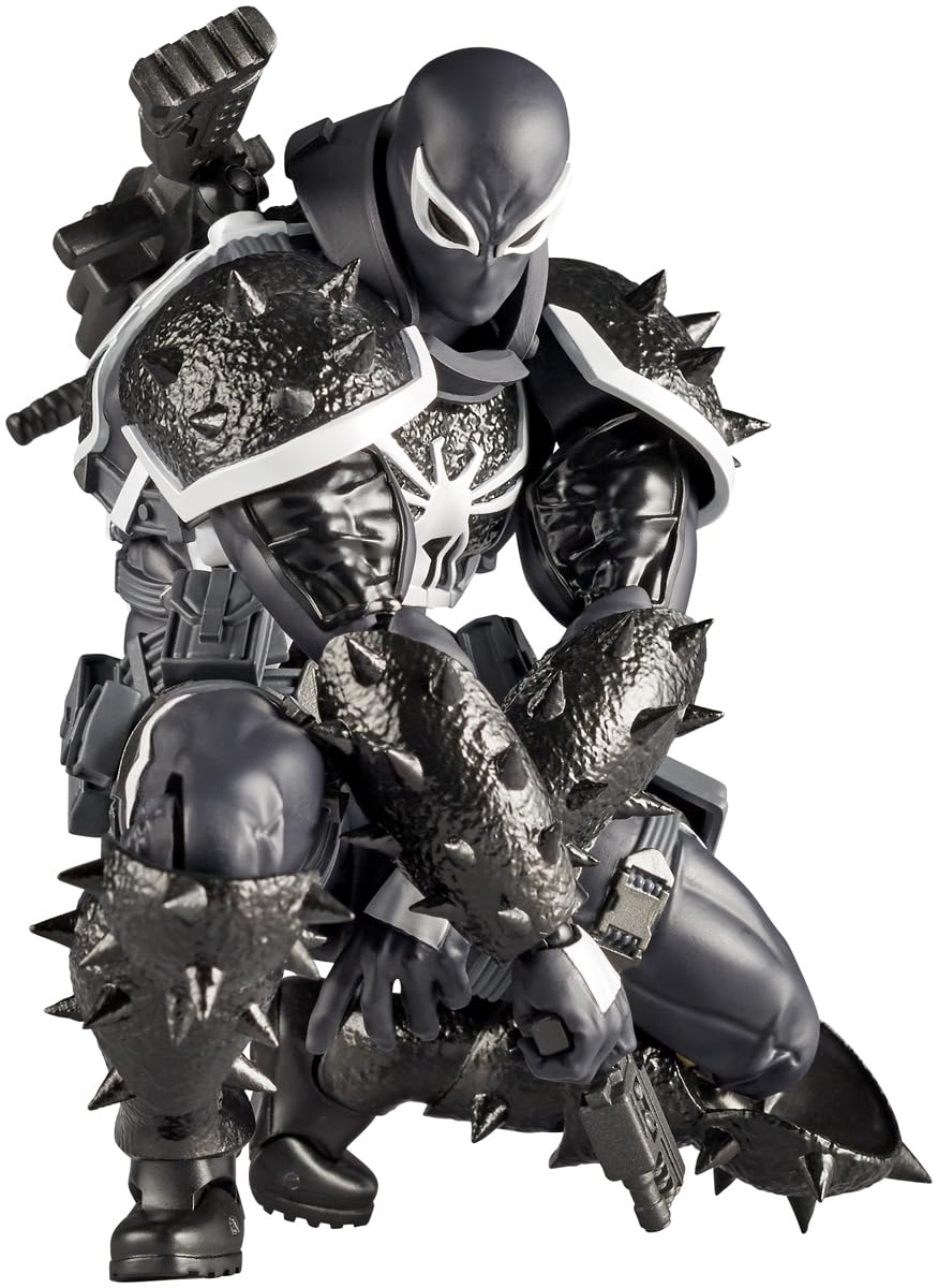 Kaiyodo Amazing Yamaguchi Revoltech Agent Venom Spider-Man 2025 Re-Release- Japan Figure Store - #1 Bring To You The Best Japanese Goods