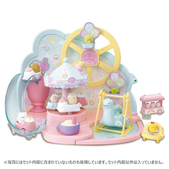 Takara Tomy Sticky Sumikko Merry-Go-Round Carousel Toy Amusement Park Set- Japan Figure Store - #1 Bring To You The Best Japanese Goods
