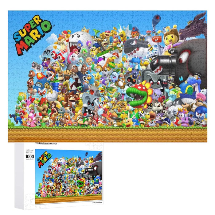 LLGX Super Mario 1000 Pieces Jigsaw Puzzles Educational Toys For Kids Made In Japan- Japan Figure Store - #1 Bring To You The Best Japanese Goods