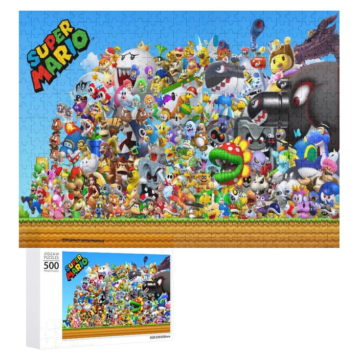 LLGX Super Mario 500 Pieces Jigsaw Puzzles Educational Toys For Kids Made In Japan- Japan Figure Store - #1 Bring To You The Best Japanese Goods