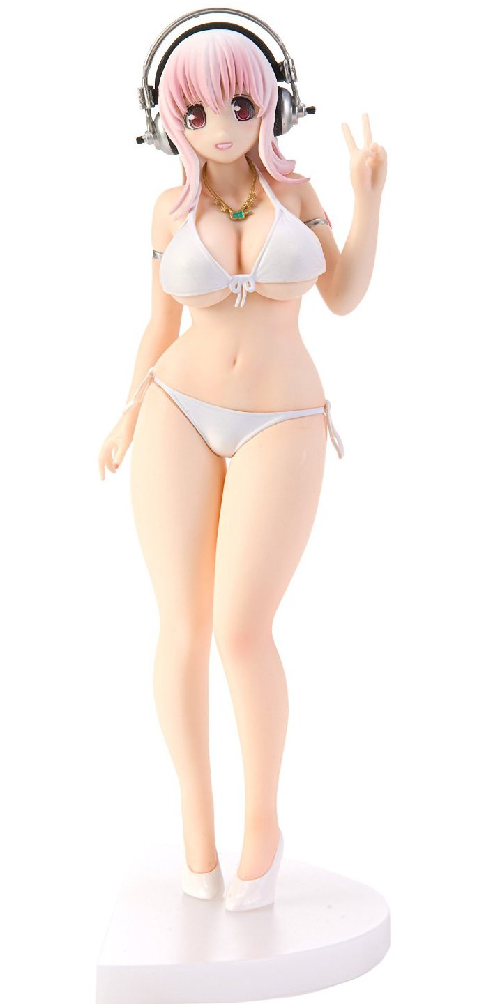 Taito Super Sonico and Pochaco Collectible Figure Set for Anime Fans