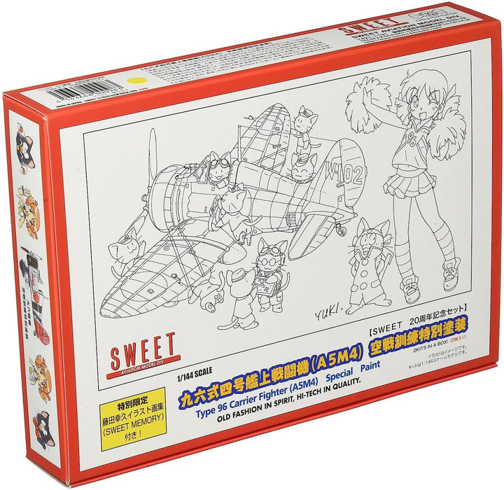 Suites 1/144 Type 96 Carrier Fighter Anniversary Model Plastic Kit- Japan Figure Store - #1 Bring To You The Best Japanese Goods