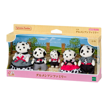 Epoch Sylvanian Families Dalmatian Family C-79 Dollhouse Set Ages 3+