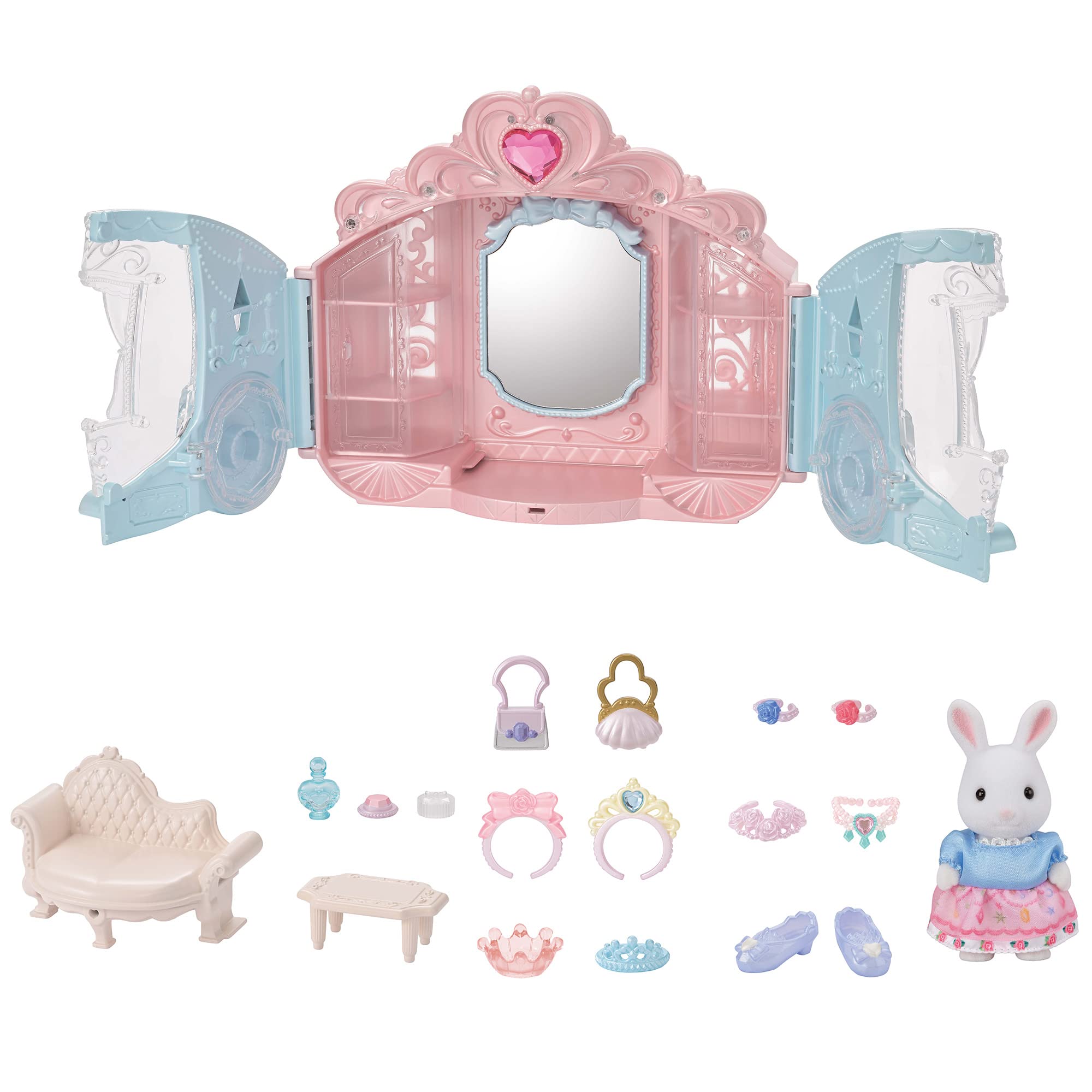 Epoch Sylvanian Families Hair Salon Sparkling Carriage Toy Ages 3+- Japan Figure Store - #1 Bring To You The Best Japanese Goods