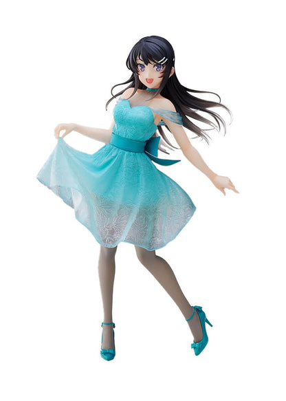 Figurine Mai de Rascal Bunny Girl Senpai, version robe transparente, collection Coreful de Taito.