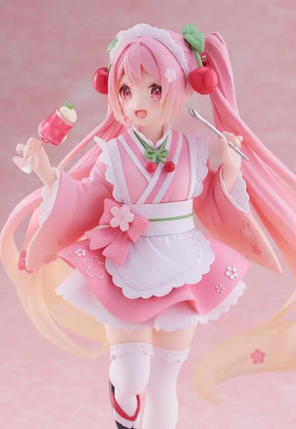 Taito Sakura Miku Coreful Figure Original Japanese Style Cafe Version Collectible- Japan Figure Store - #1 Bring To You The Best Japanese Goods
