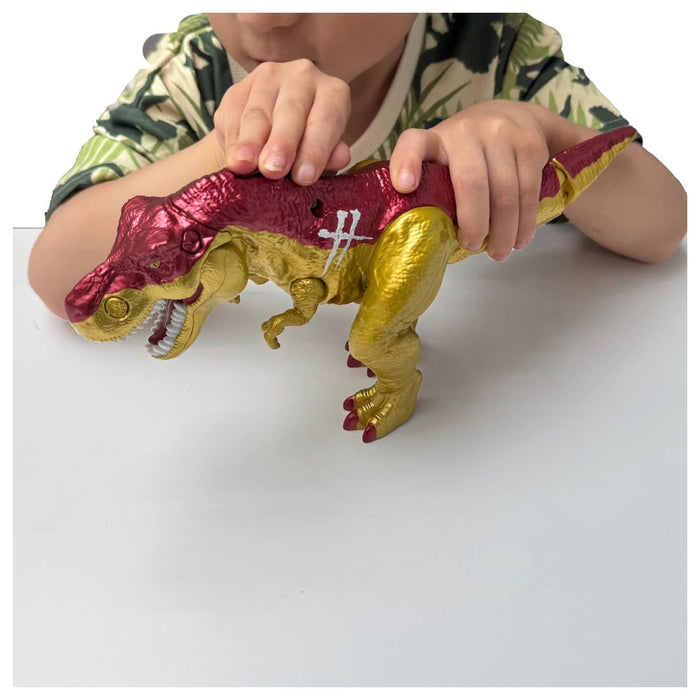 Takara Tomy Ania Kingdom Gold Blaze Tyrannosaurus Toy for Ages 3+