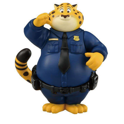 Takara Tomy Ania Zootopia Clawhauser, jouet pour enfants de 3 ans et plus.