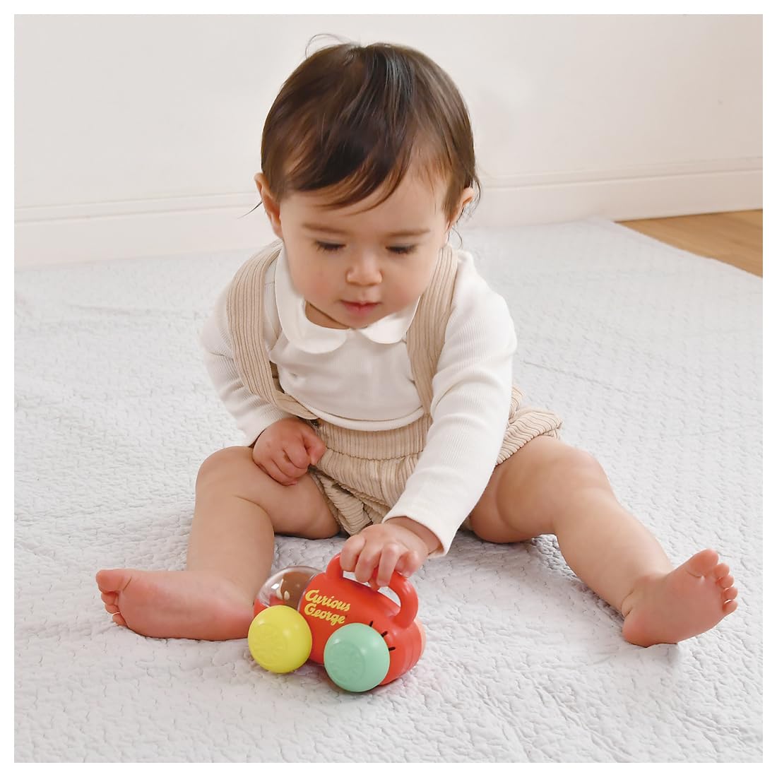 Takara Tomy Curious George Fun Rolling Toy for Kids