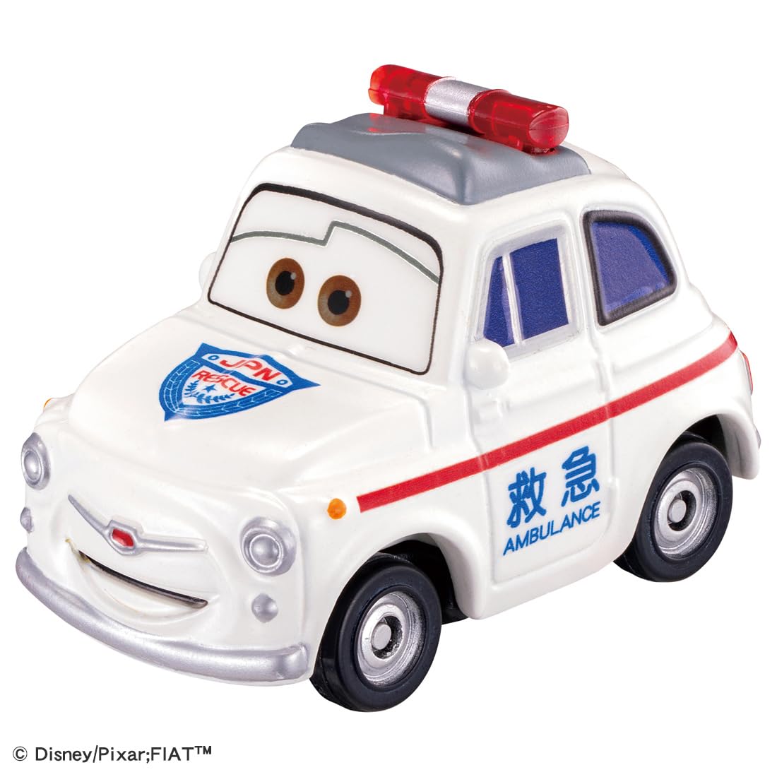 Takara Tomy Disney Cars Luigi Ambulance Toy Mini Car for Ages 3+