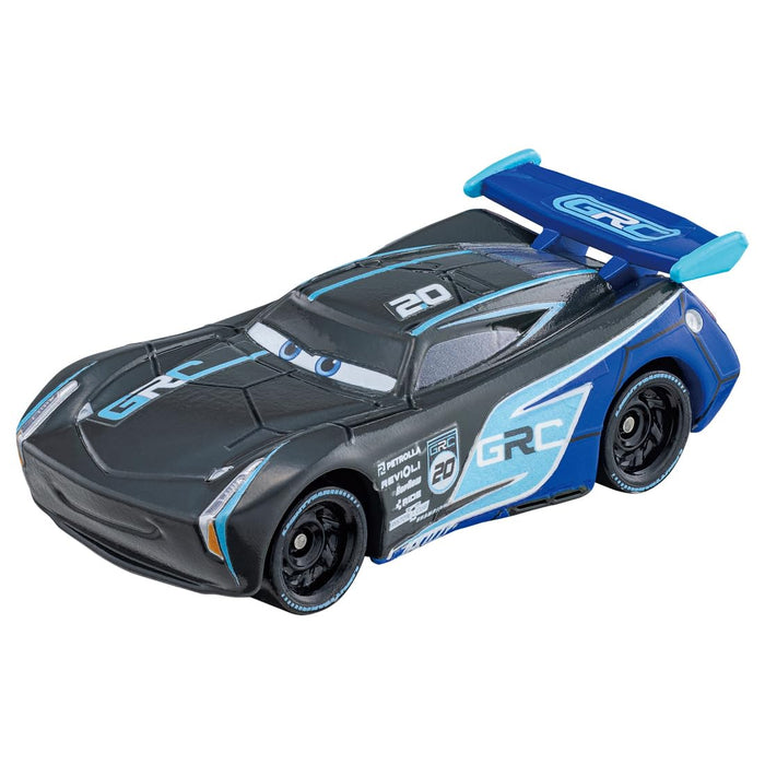 Takara Tomy Disney Cars C-18 Jackson Storm, mini voiture jouet pour enfants de 3 ans et plus.
