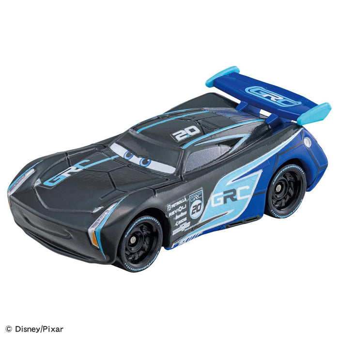 Takara Tomy Disney Cars C-18 Jackson Storm, mini voiture jouet pour enfants de 3 ans et plus.