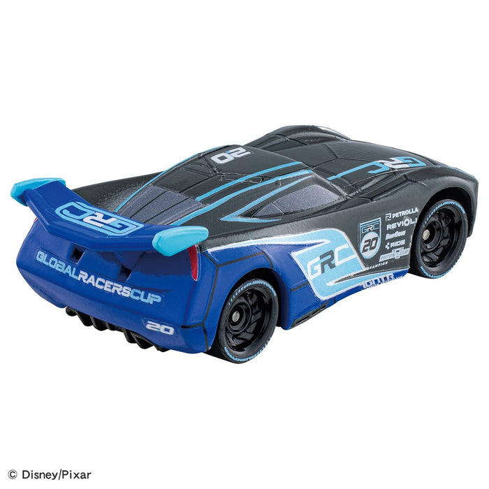 Takara Tomy Disney Cars C-18 Jackson Storm, mini voiture jouet pour enfants de 3 ans et plus.