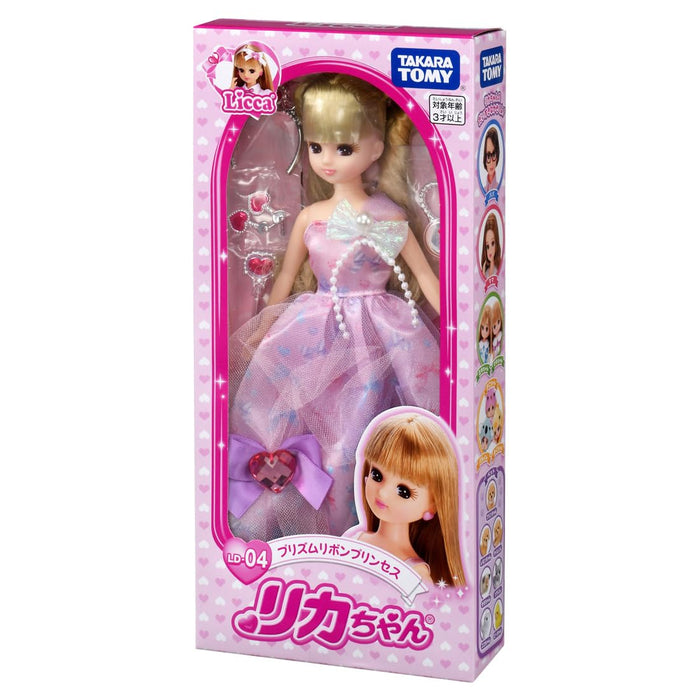 Takara Tomy Licca-Chan Doll LD-04 Prism Ribbon Princess Dress-Up Toy Ages 3+- Japan Figure Store - #1 Bring To You The Best Japanese Goods