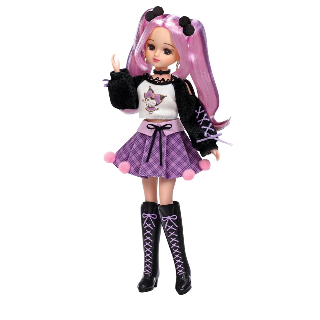 Takara Tomy Licca-Chan Doll LD-11 Cool Kuromi Dress-Up Toy for Ages 3+- Japan Figure Store - #1 Bring To You The Best Japanese Goods