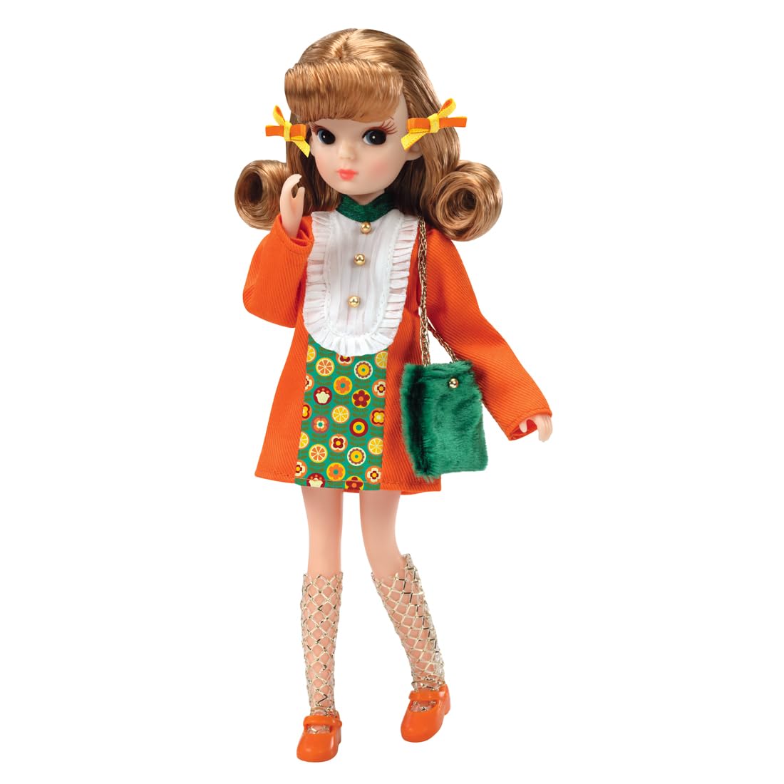 Takara Tomy 100th Anniversary Retro Licca-Chan Doll with Orange Lips for Ages 3+- Japan Figure Store - #1 Bring To You The Best Japanese Goods