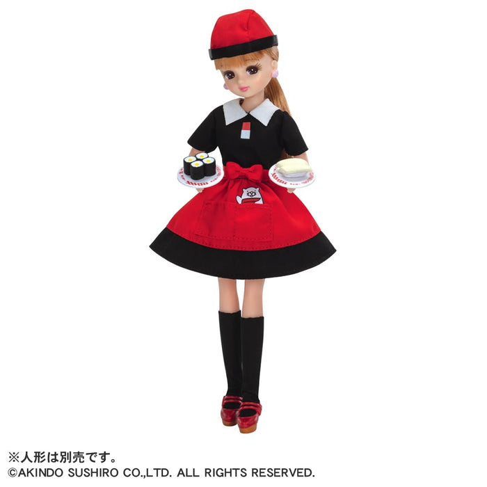 Takara Tomy Licca-Chan LW-12 Sushiro Dress Set for Ages 3+ Dress-Up Play