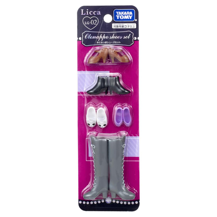 Takara Tomy Licca-Chan Adult Shoes Set Dress-Up Pretend Play Toy for Ages 3+- Japan Figure Store - #1 Bring To You The Best Japanese Goods