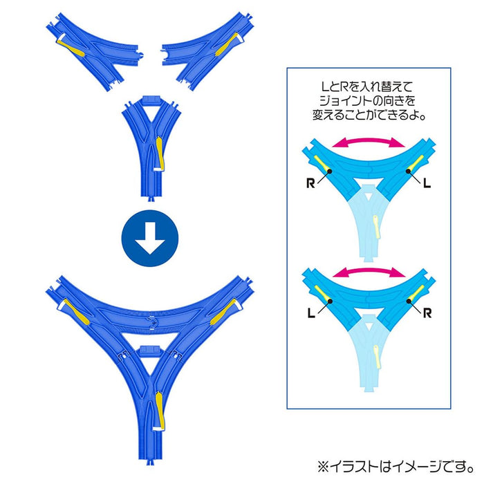Takara Tomy Plarail R-30 Triangular Point Rail Toy Train Track 932888- Japan Figure Store - #1 Bring To You The Best Japanese Goods