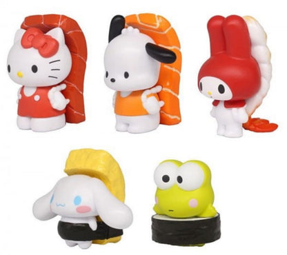 Takara Tomy Sanrio Sushi Mini Figures Complete Set Capsule Toy Japan- Japan Figure Store - #1 Bring To You The Best Japanese Goods