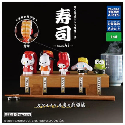 Takara Tomy Sanrio Sushi Mini Figures Complete Set Capsule Toy Japan- Japan Figure Store - #1 Bring To You The Best Japanese Goods