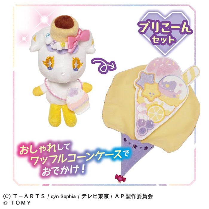 Takara Tomy Secret Eye Puri Palm Plush Toy R Puri-Kon Set - Compact and Cute