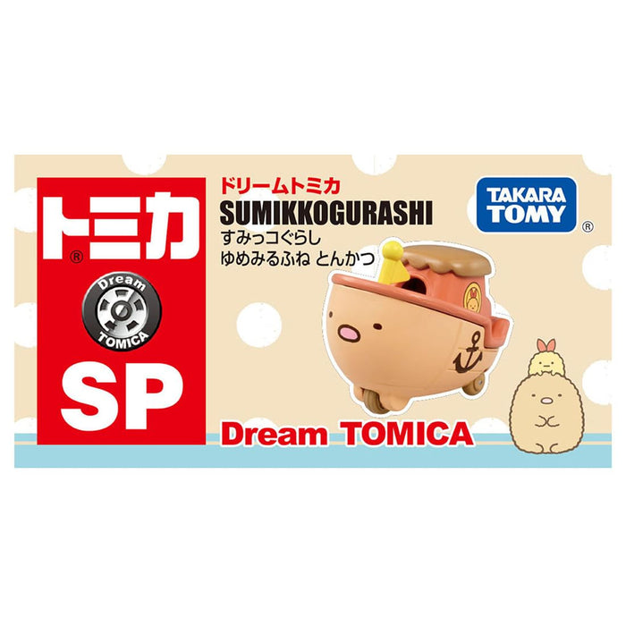 Takara Tomy Dream Tomica Sumikkogurashi Tonkatsu Boat Car Toy Ages 3+